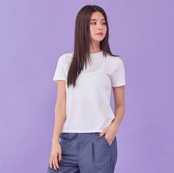Pure White Korean Tee